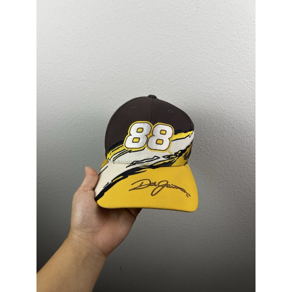VINTAGE USED 88 DALE JARRETT UPS NASCAR RACING SNAPBACK HAT CHASE AUTHENTICS